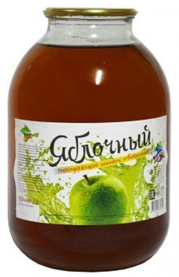 Напиток сокосодержащий Наш Крым яблочный, 3л