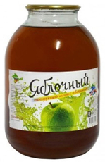 Напиток сокосодержащий Наш Крым яблочный, 3л