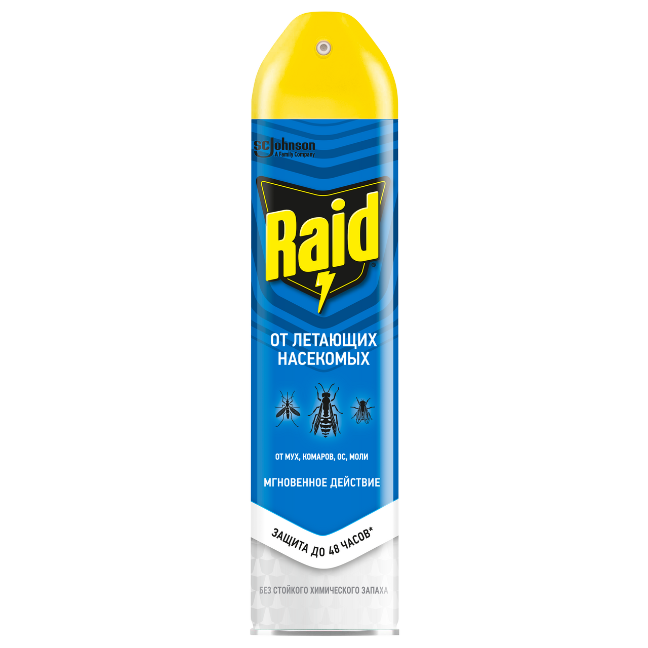 Аэрозоль инсектицидный Raid от летающих насекомых, 300мл