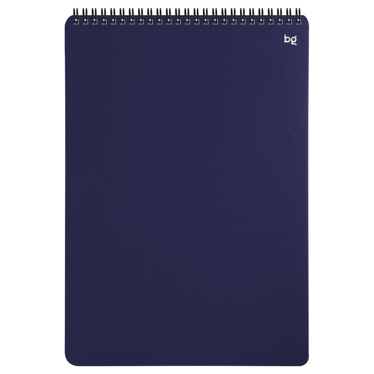 Изображение товара Блокнот BG на гребне синий клетка А4, 80л