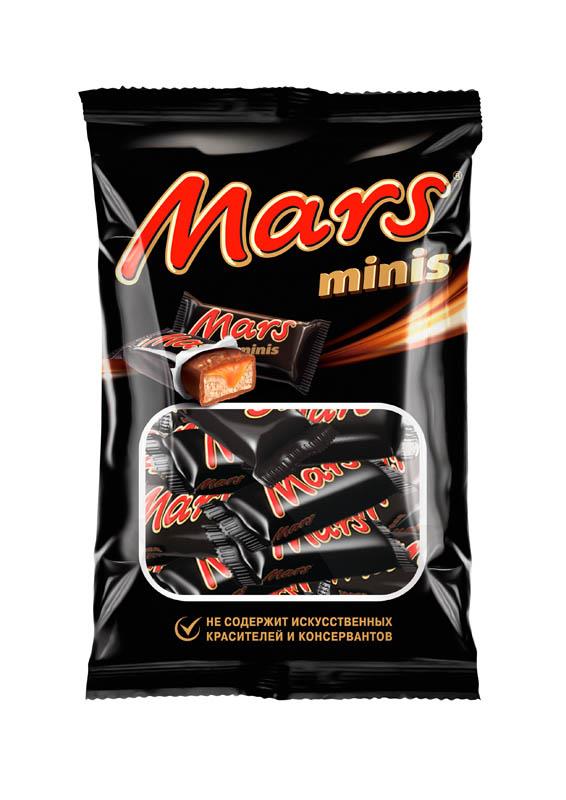 Шоколадные батончики MARS Minis, 180 г