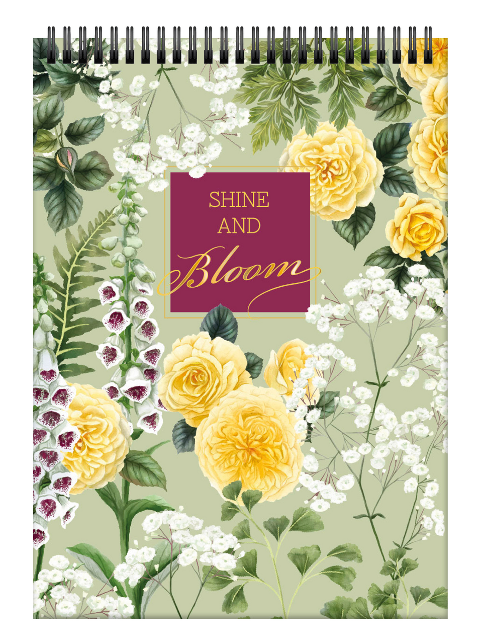 Блокнот Listoff La Fleur клетка А5, 80л