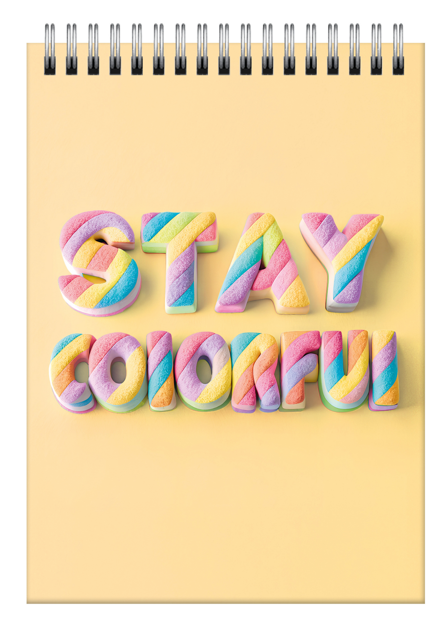 Блокнот Listoff Candy Mood клетка А6, 60л