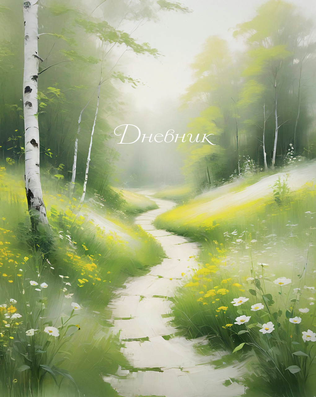 Дневник Listoff Утренний пейзаж, 40л