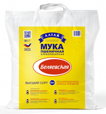 Мука Беляевская пшеничная высший сорт, 5кг