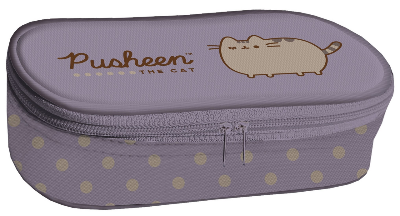Пенал Pusheen овальный