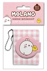 Блокнот Molang мини, 80л