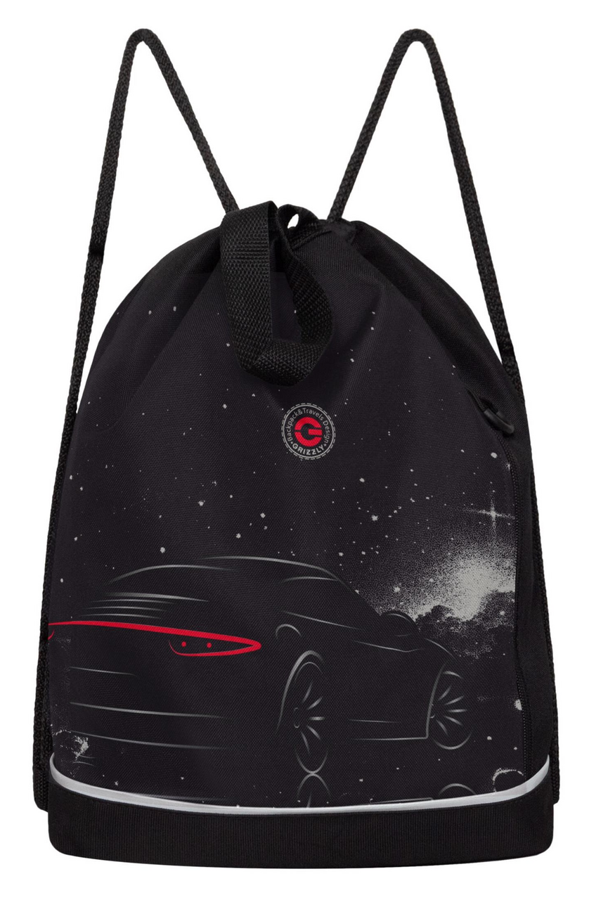 Мешок для обуви Grizzly черный 1 OM-63-116