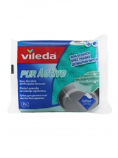 Губка для посуды Vileda Pur Active 11.5 х 6см, 2шт