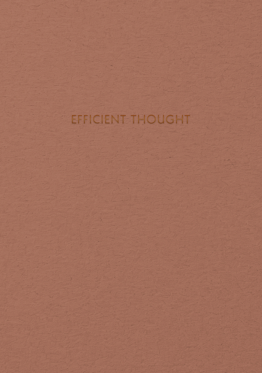 Тетрадь Listoff Efficient Thought бронза А5, 48л