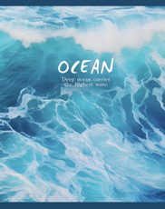 Тетрадь Listoff Ocean клетка А5, 48 листов