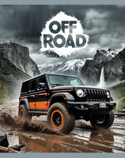 Тетрадь Listoff Off Road клетка А5, 48 листов