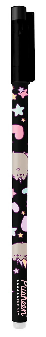 Ручка гелевая Pusheen стираемая софт-тач, 0.5л