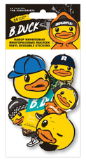 Наклейки многоразовые B.Duck виниловые, 50шт