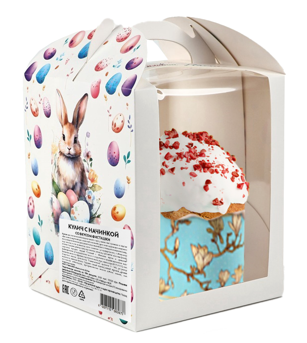 Кулич Ярхлеб с начинкой со вкусом фисташки, 370г