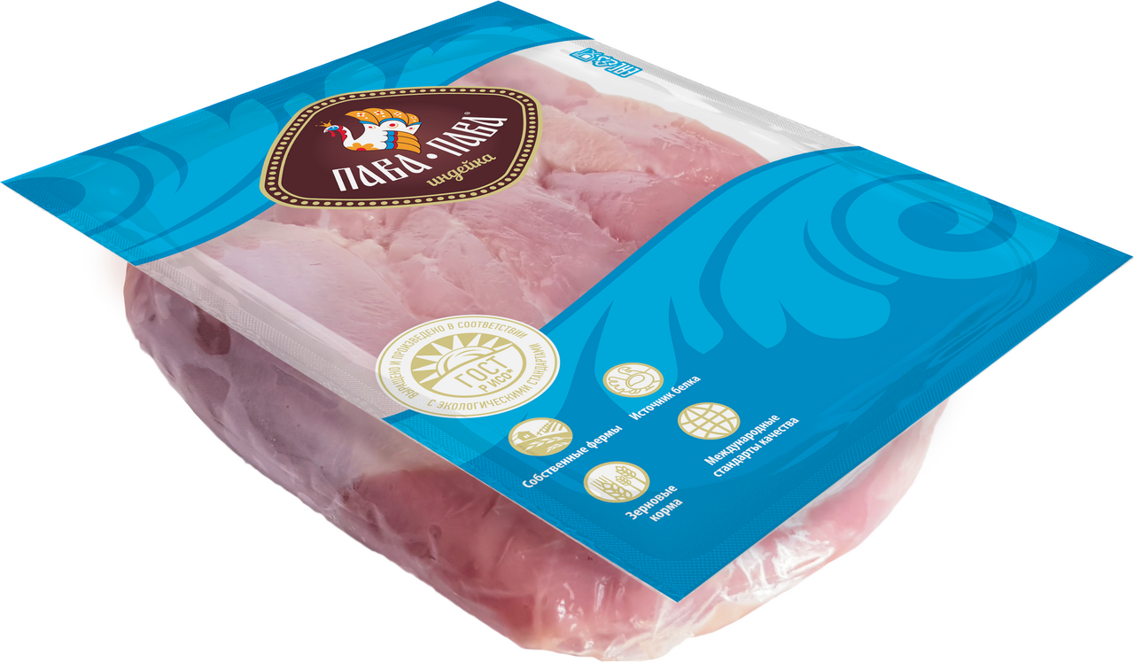 Мякоть индейки Пава Пава охлажденная, 800г