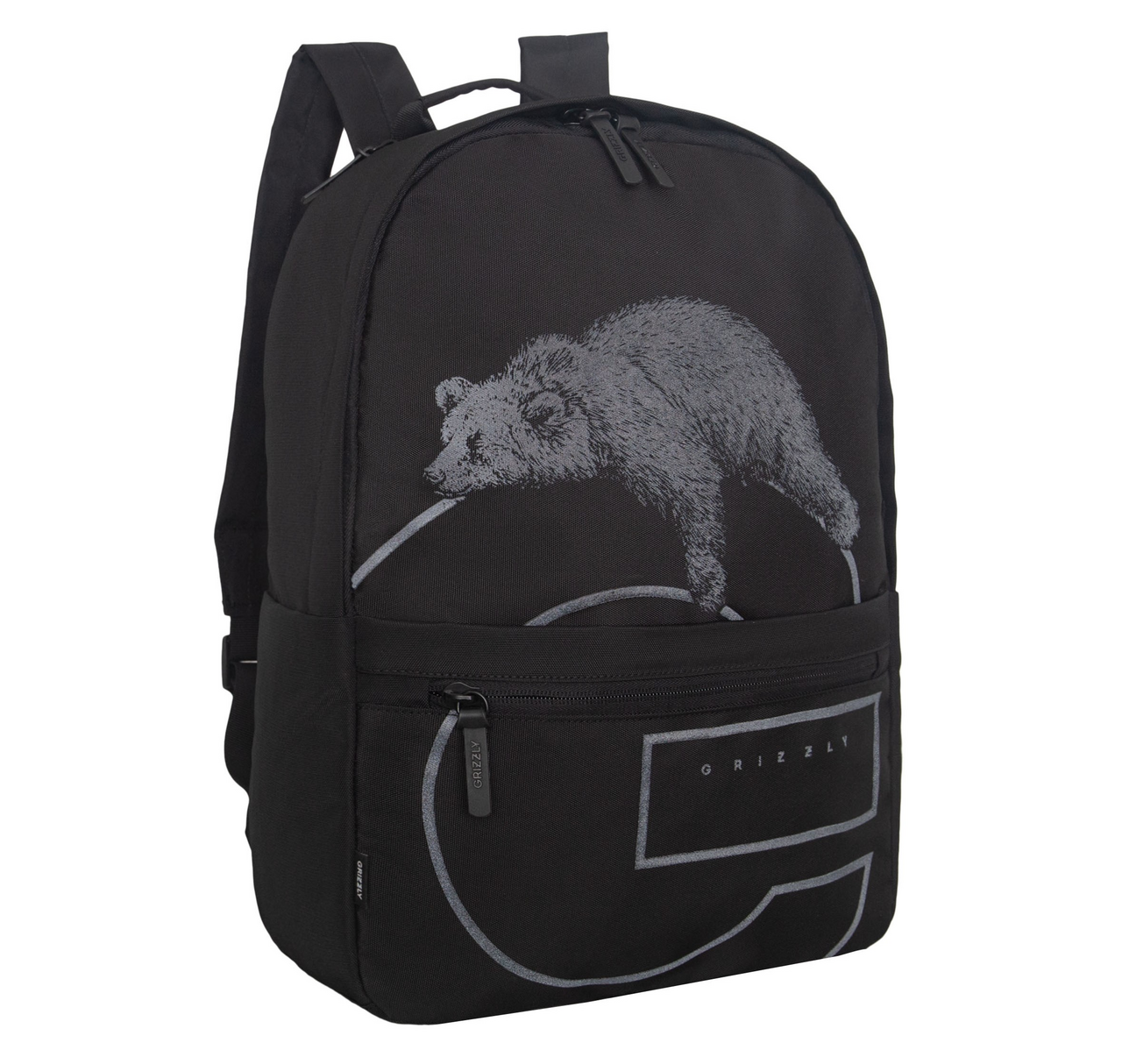Рюкзак Grizzly черный-черный 1/4 RQL-614