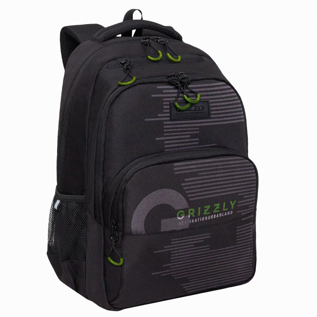 Рюкзак Grizzly черный 7/1 RU-630