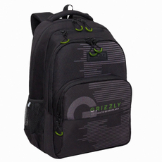 Рюкзак Grizzly черный 7/1 RU-630