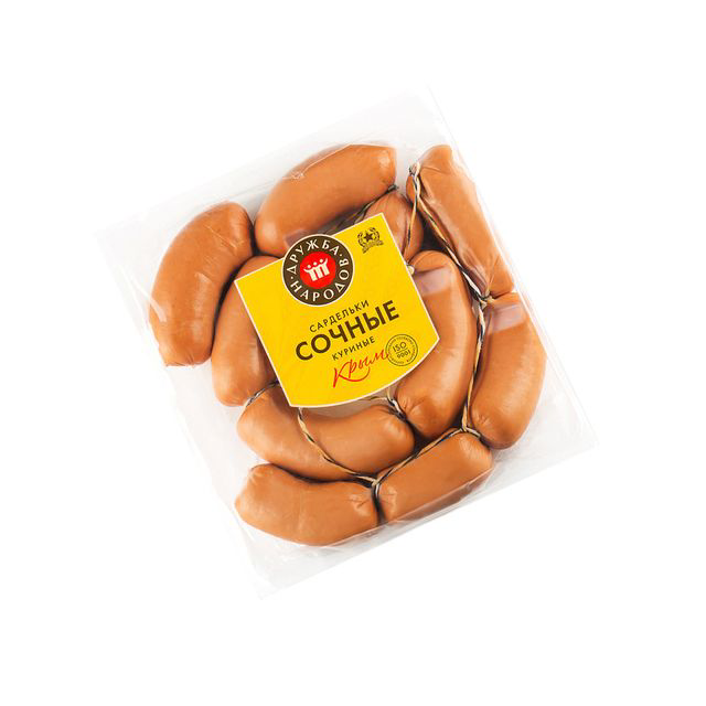 Сардельки Дружба народов Сочные куриные, ~1кг