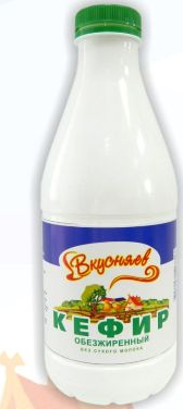 Кефир Вкусняево обезжиренный, 930г купить с доставкой на дом, цены в ...