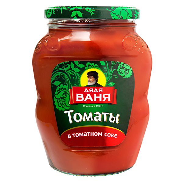Томаты Дядя Ваня в томатном соке, 680г