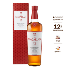 Виски Macallan Sherry Oak Collection 12 лет односолодовый, 0.7л