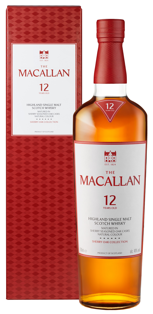 Виски Macallan Sherry Oak Collection 12 лет односолодовый, 0.7л