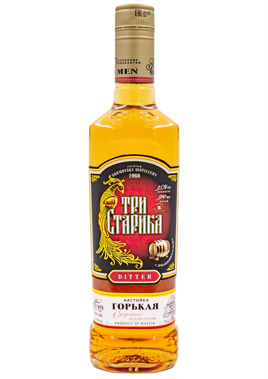 Настойка горькая Три старика 0.5л