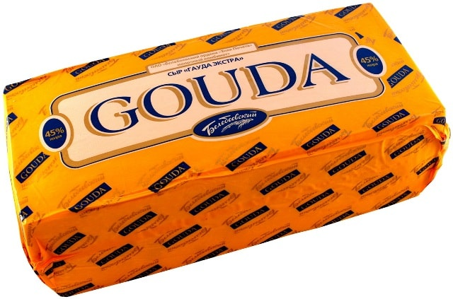 Сыр Белебеевский Гауда Экстра полутвердый 45%, ~4.5кг
