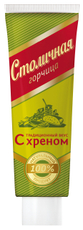 Горчица Столичная с хреном, 100г
