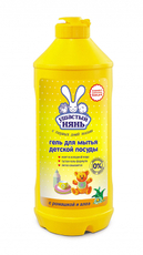 Гель для мытья детской посуды Ушастый нянь с экстрактами алоэ и ромашки, 500мл