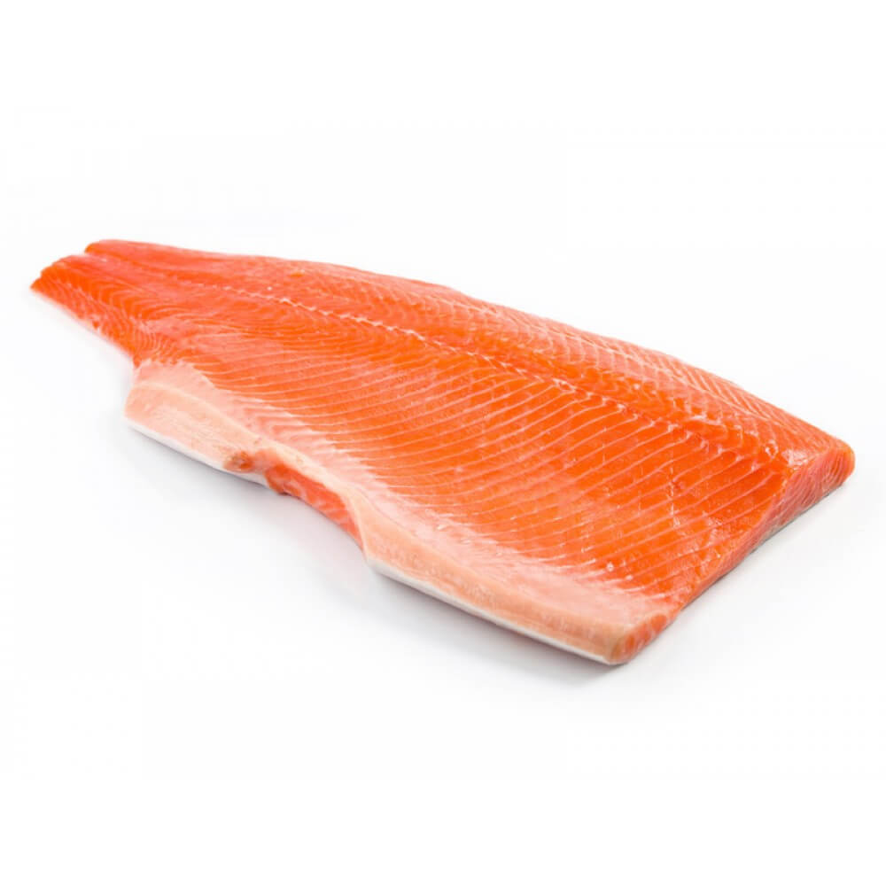 Филе лосося Трим D охлажденное в вакуумной упаковке