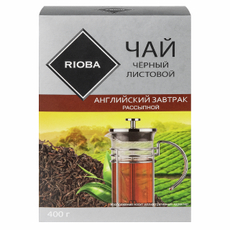 RIOBA Чай черный листовой Английский Завтрак, 400г