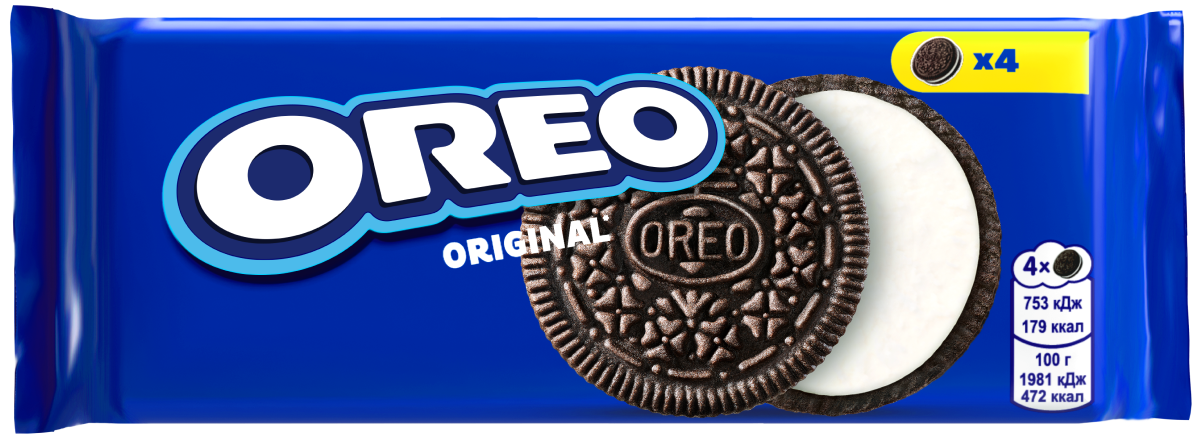 Печенье Oreo с какао и начинкой с ванильным вкусом, 38г купить с ...
