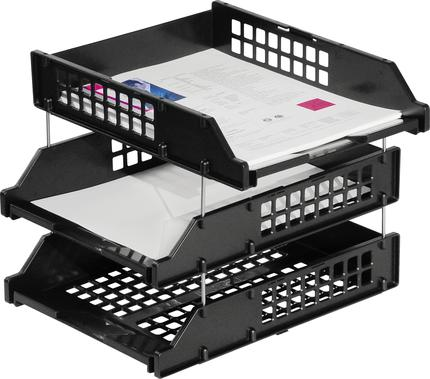 aro Набор сборный из 3 горизонтальных лотков серый