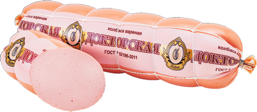 Колбаса Глория Докторская вареная категория А, 500г