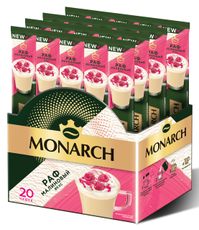 Напиток кофейный Monarch Раф малина (20шт x 15г), 300г