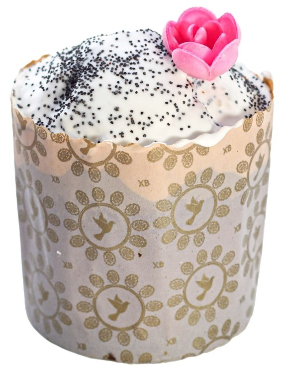 Кулич Пасхальный Миндальная нота с маком, 400г