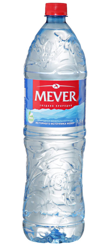 Изображение товара Вода Mever природная минеральная негазированная, 1.5л