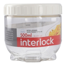 Банка для сыпучих продуктов Lock & Lock Interlock 500мл, 9.5 х 9.5 х 9.5см