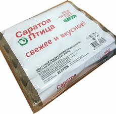 20ШТ ЯЙЦО КУРИНОЕ С1 САРАТОВ ПТИЦА БЕЛОЕ