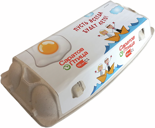 10ШТ ЯЙЦО КУРИНОЕ С1 САРАТОВ ПТИЦА БЕЛОЕ