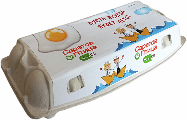 10ШТ ЯЙЦО КУРИНОЕ СО САРАТОВ ПТИЦА БЕЛОЕ