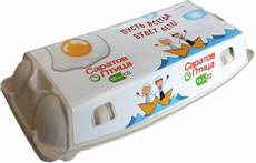 10ШТ ЯЙЦО КУРИНОЕ СО САРАТОВ ПТИЦА БЕЛОЕ