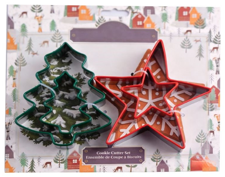 Tarrington House Набор форм для печенья X-Mas 4 предмета