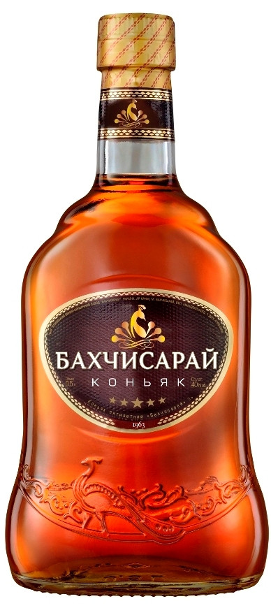 Коньяк Бахчисарай 5 звезд, 0.5л