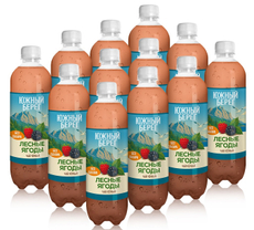 Холодный чай Южный берег черный лесные ягоды, 500мл x 12 шт