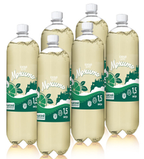 1,5Л ГАЗИР НАПИТОК ЮЖНЫЙ БЕРЕГ МОХИТО ПЭТ