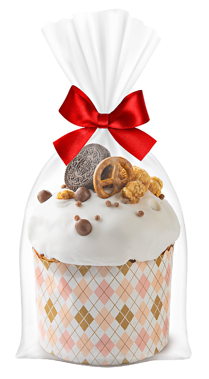 Кулич Пасхальный Балтийский хлеб карамель и печенье, 500г